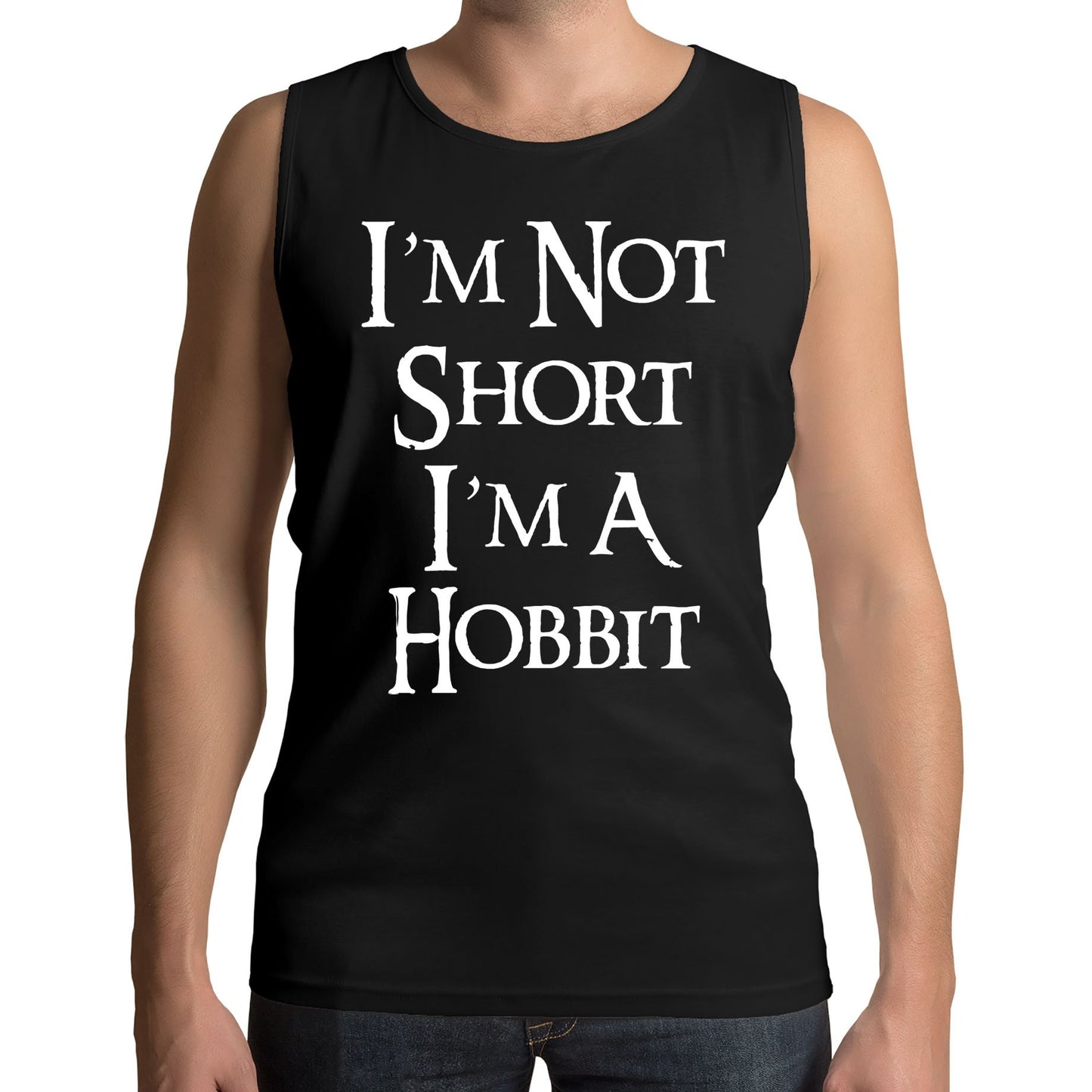 I'm Not Short I'm A Hobbit Mens Vest