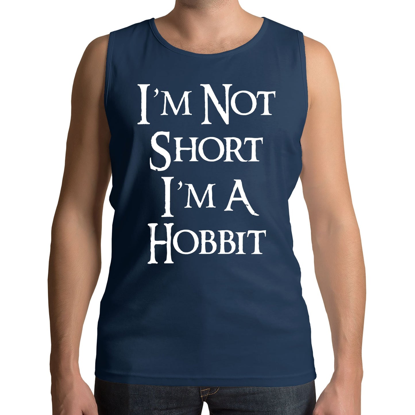 I'm Not Short I'm A Hobbit Mens Vest