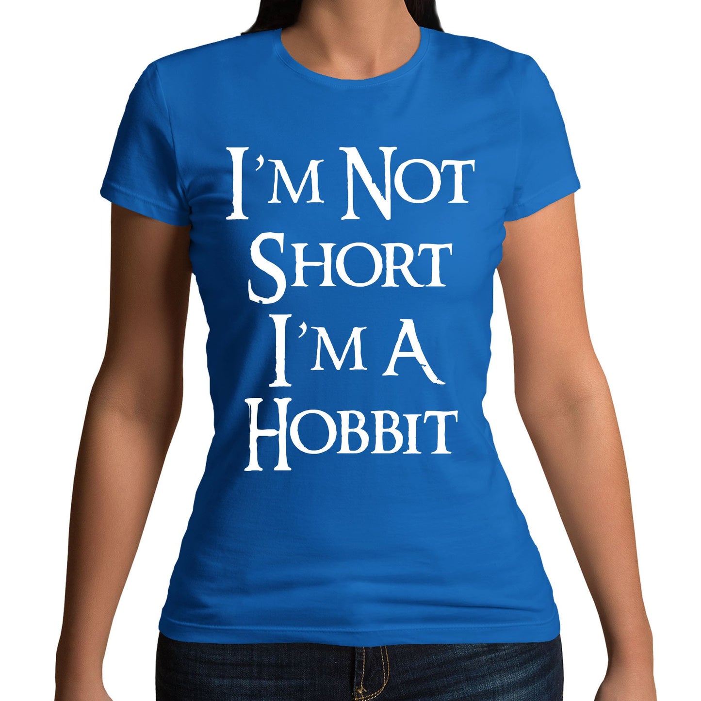 I'm Not Short I'm A Hobbit Womens T-shirt