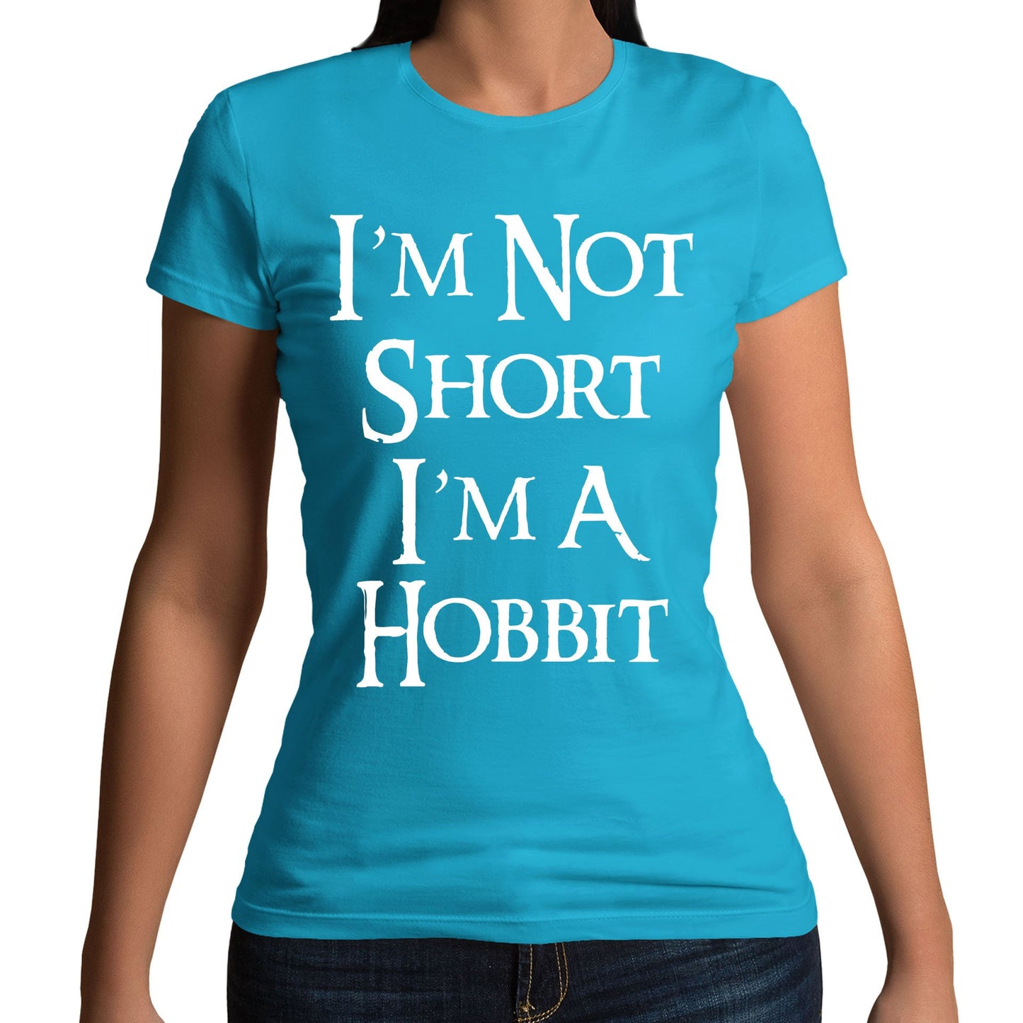 I'm Not Short I'm A Hobbit Womens T-shirt