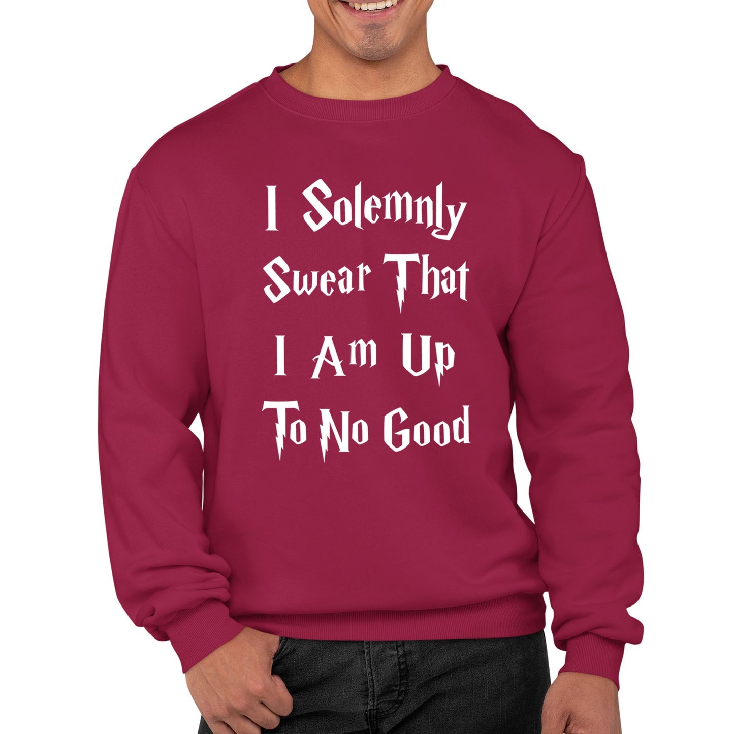 Solemnly Swear Up To No Good Mens Sweatshirt