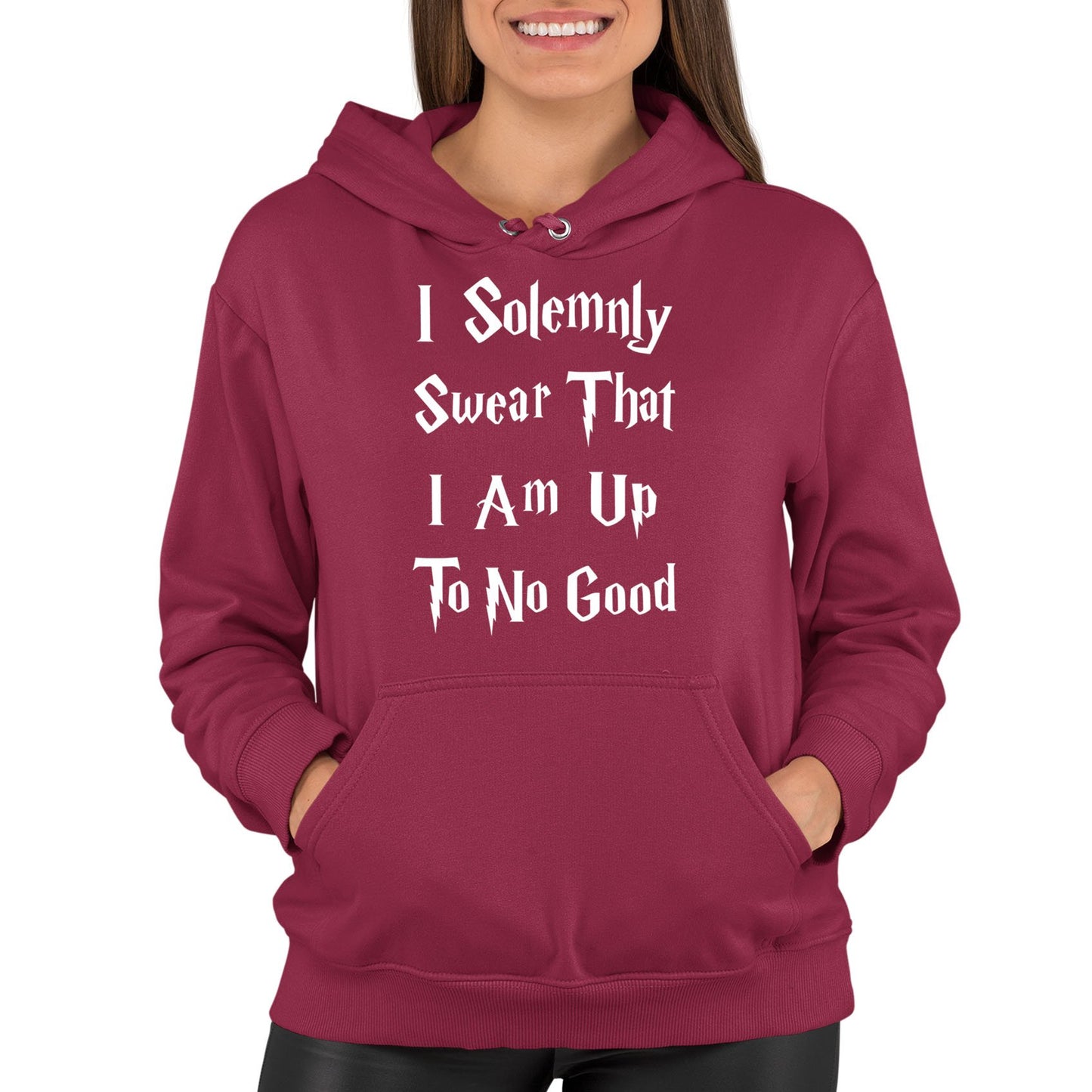 Solemnly Swear Up To No Good Womens Pullover Hoodie