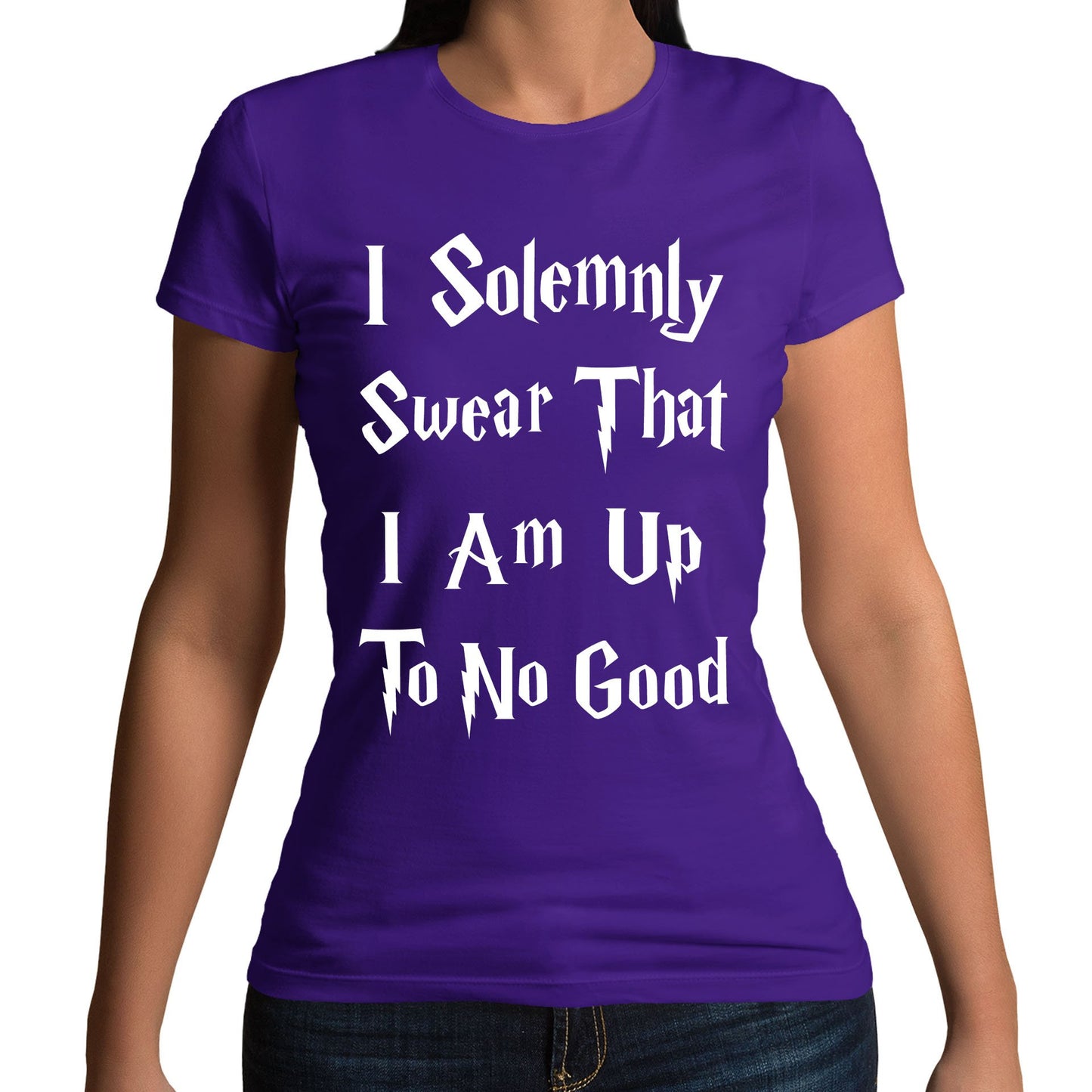 Solemnly Swear Up To No Good Womens T-shirt