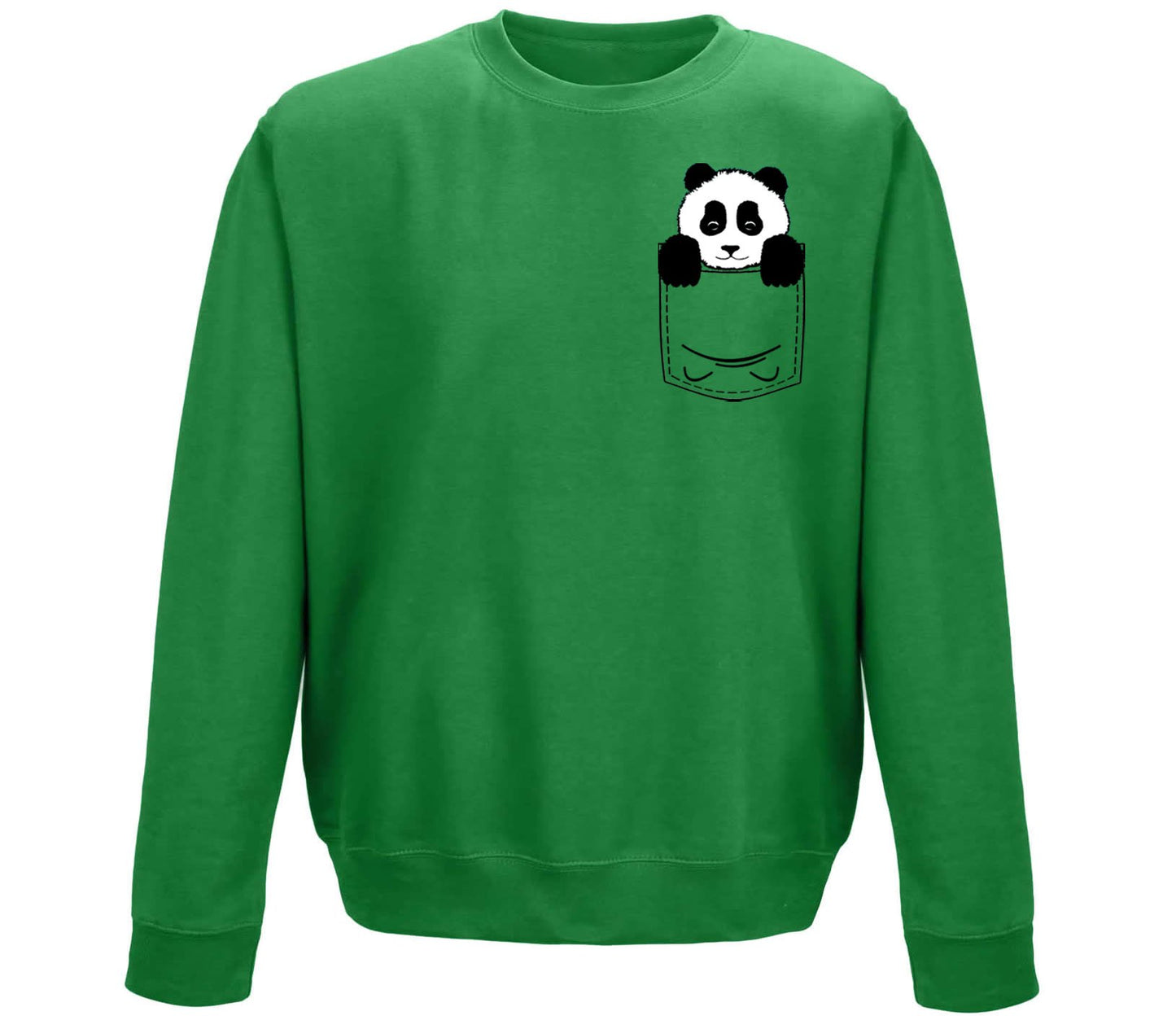 Panda Pocket Print Childrens Sweatshirt