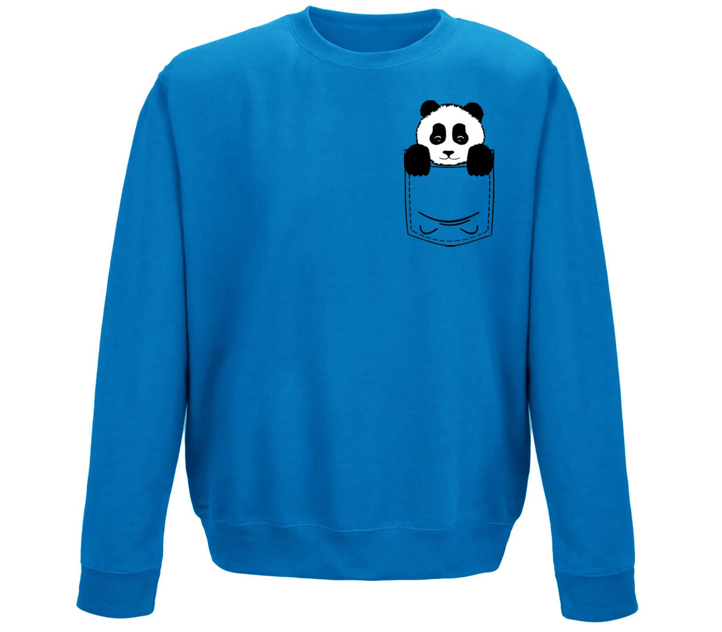 Panda Pocket Print Childrens Sweatshirt