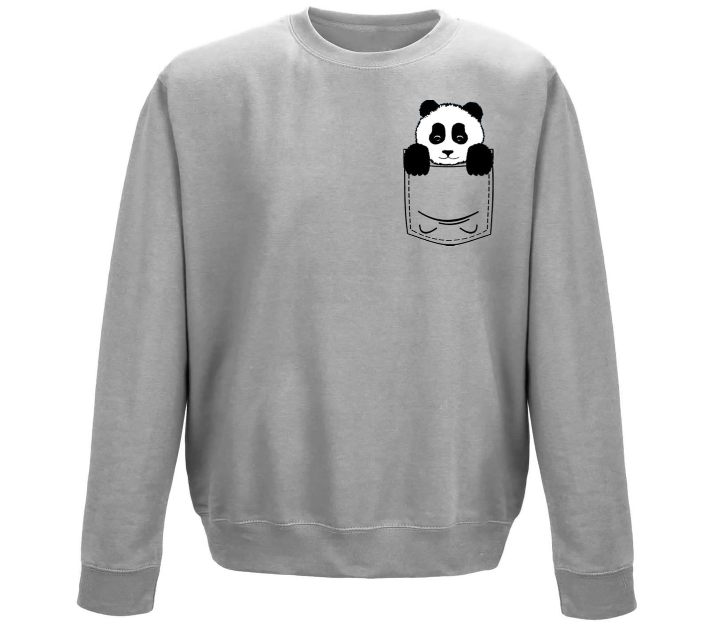 Panda Pocket Print Childrens Sweatshirt