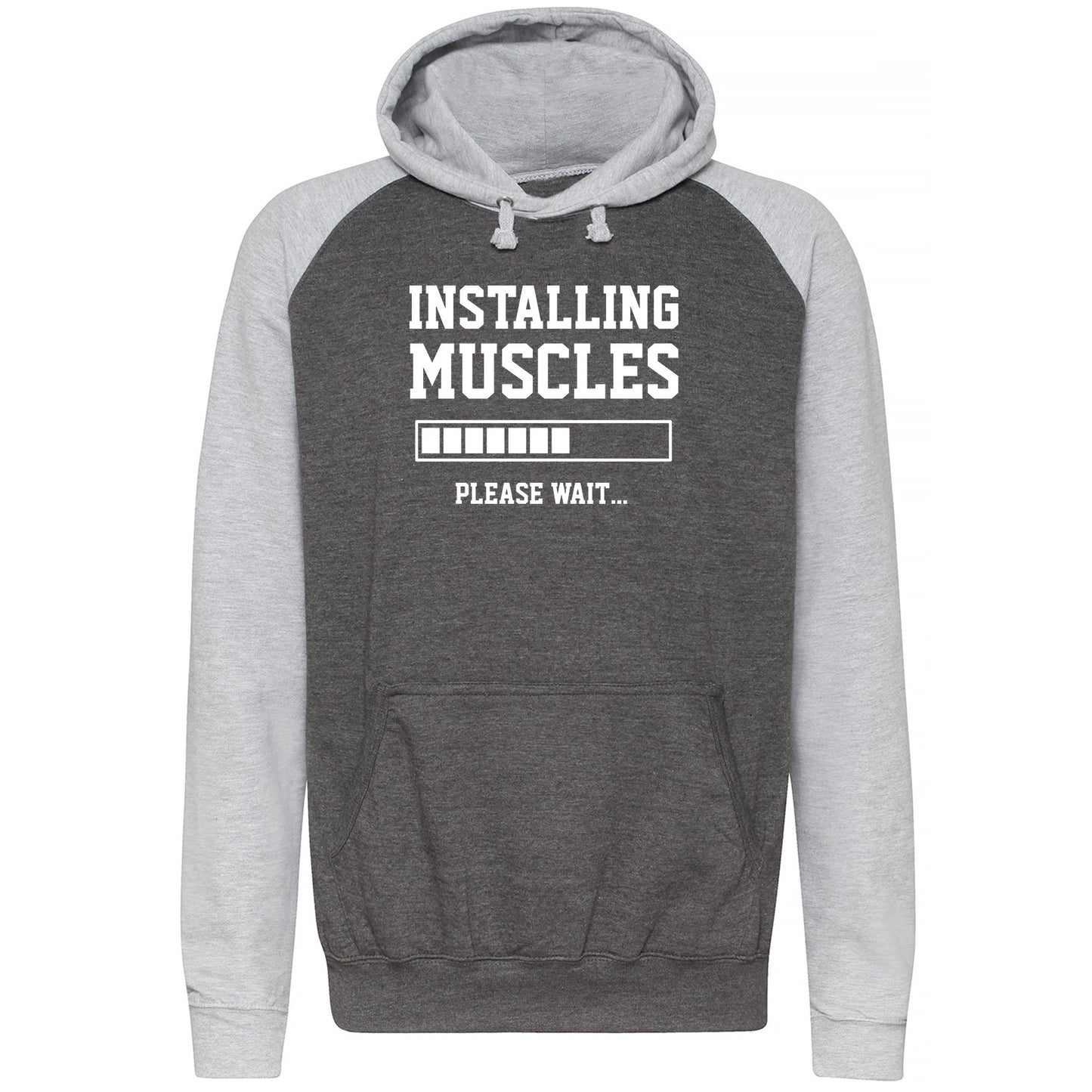 Installing Muscles Baseball Hoodie