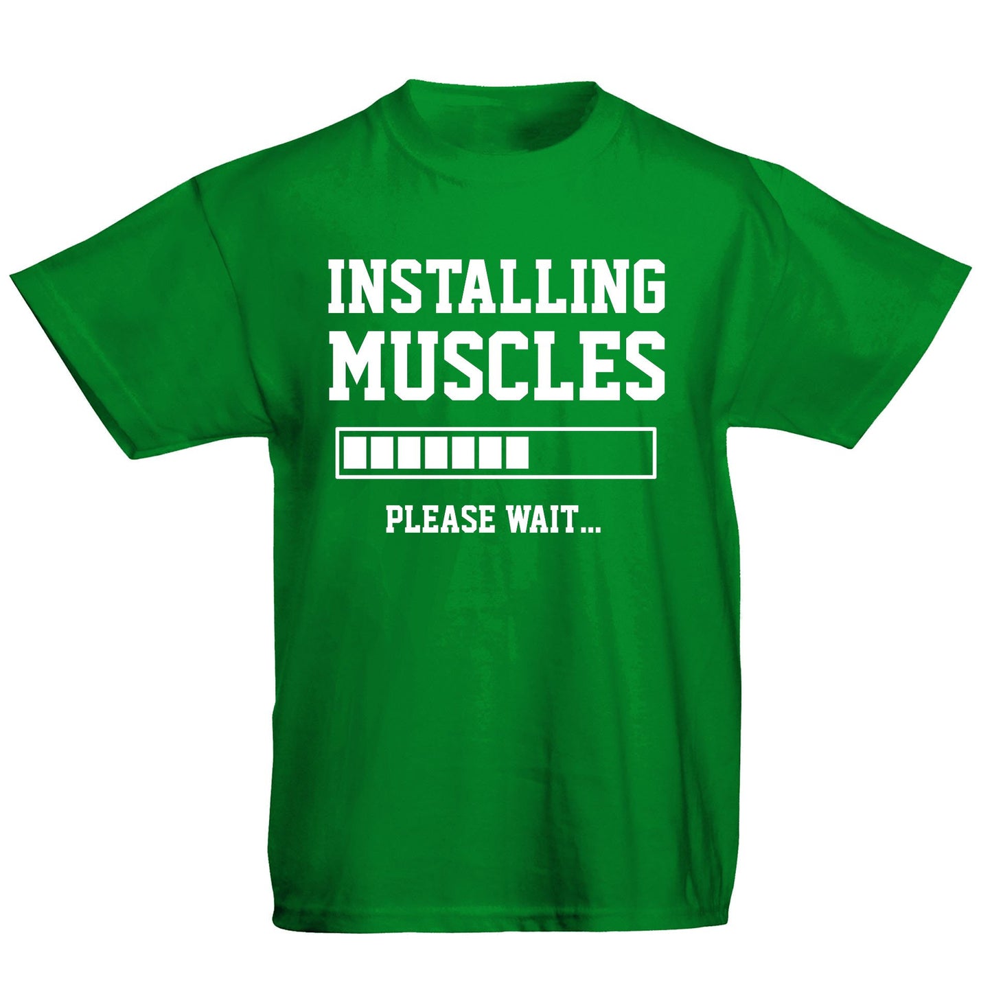 Installing Muscles Kids T-shirt