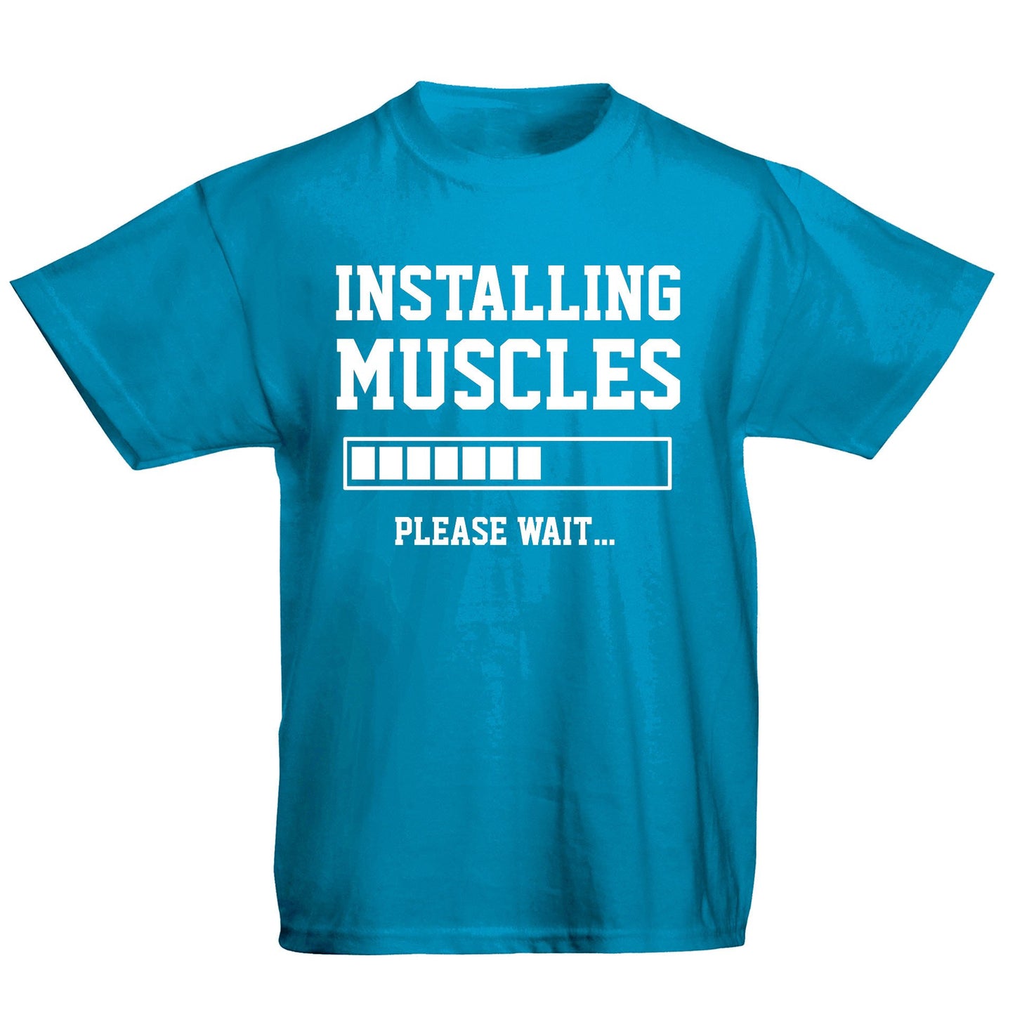 Installing Muscles Kids T-shirt