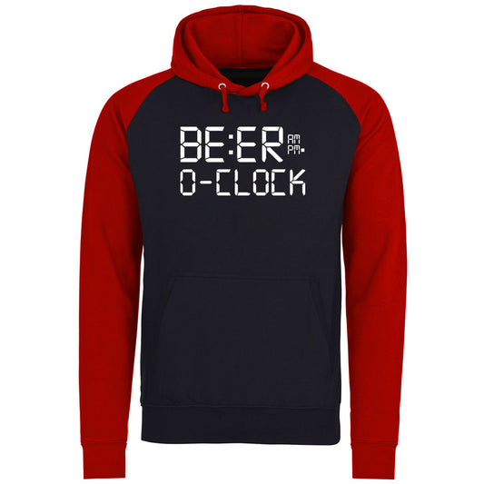 Beer o Clock Baseball Hoodie