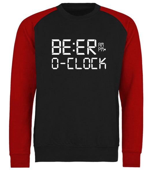 Beer o Clock Baseball Sweatshirt