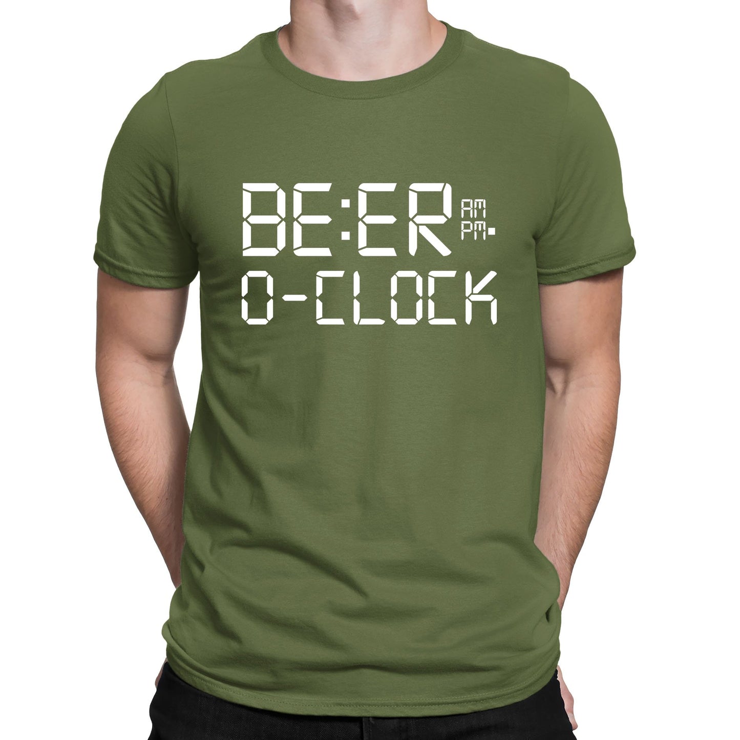 Beer o Clock Mens T-shirt