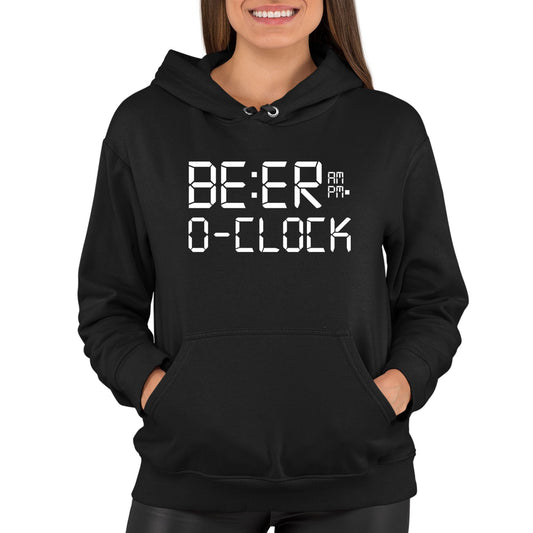 Beer o Clock Womens Pullover Hoodie