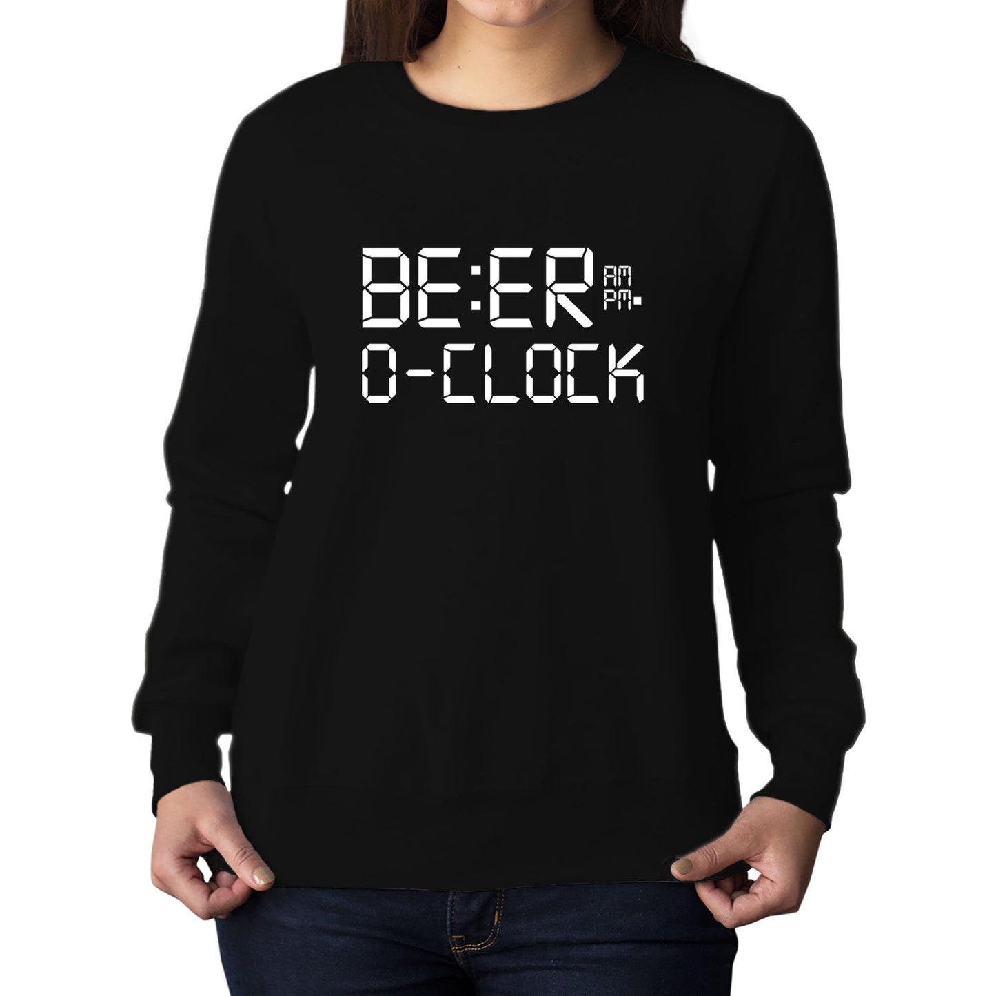 Beer o Clock Womens Sweatshirt