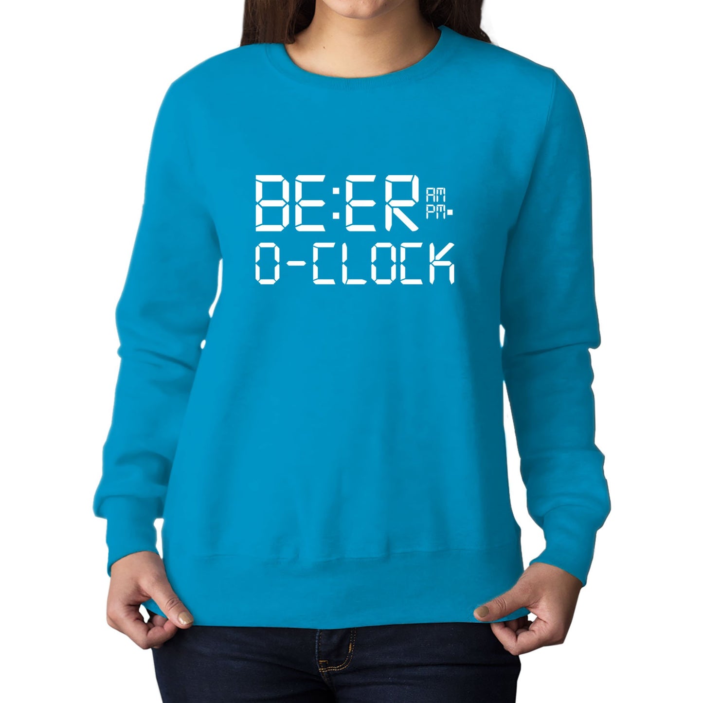 Beer o Clock Womens Sweatshirt