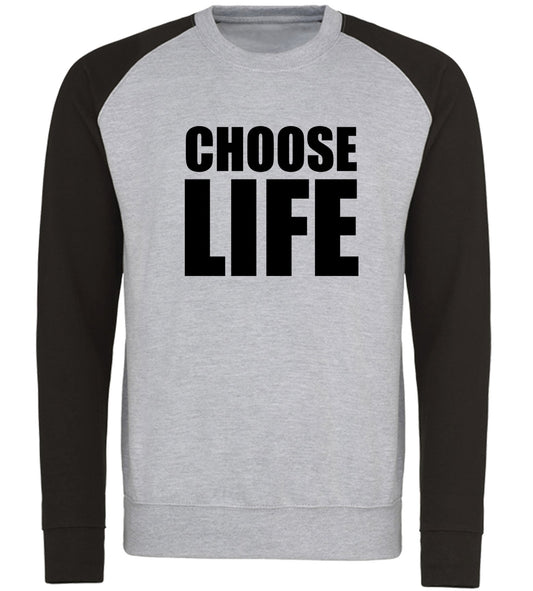 Choose Life Baseball Sweatshirt