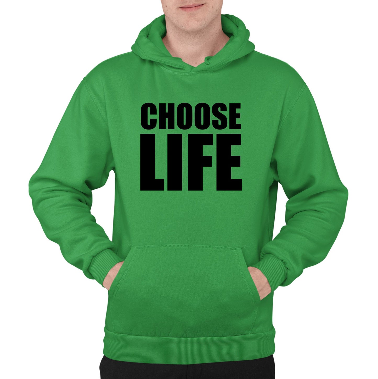 Choose Life Mens Pullover Hoodie