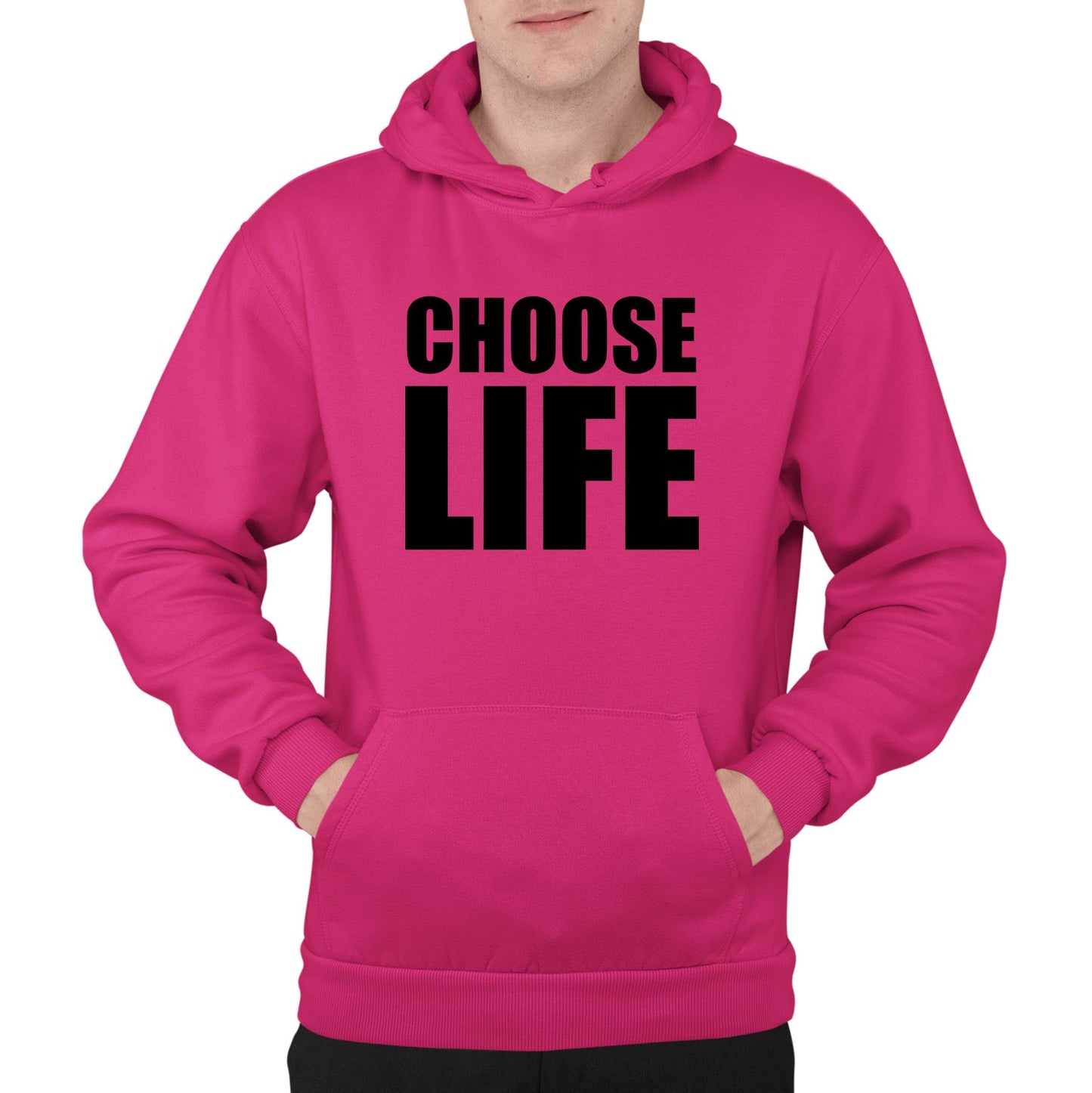 Choose Life Mens Pullover Hoodie