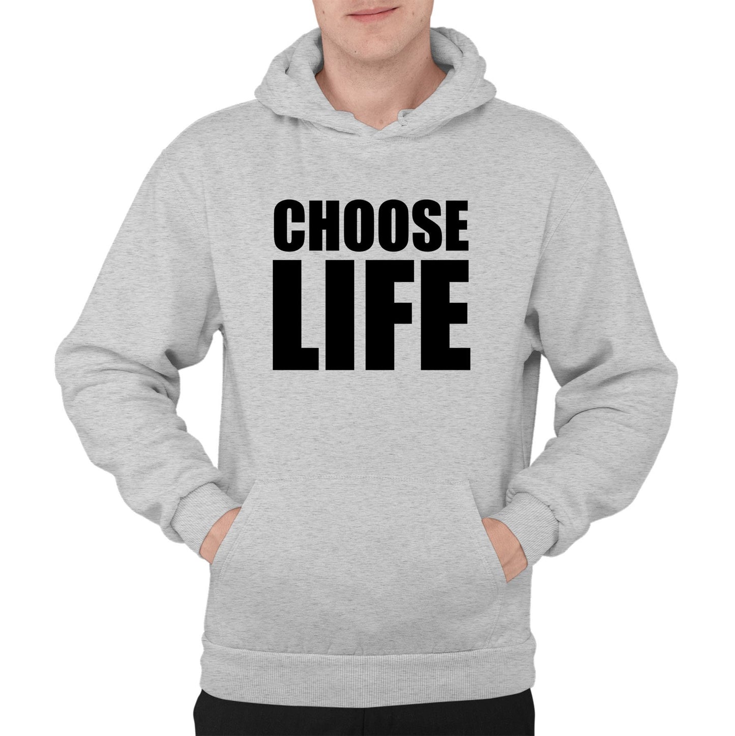 Choose Life Mens Pullover Hoodie