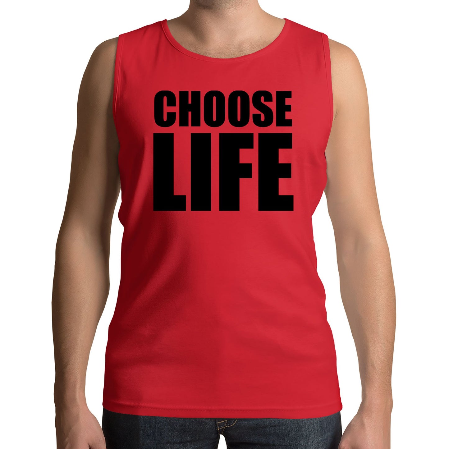 Choose Life Mens Vest