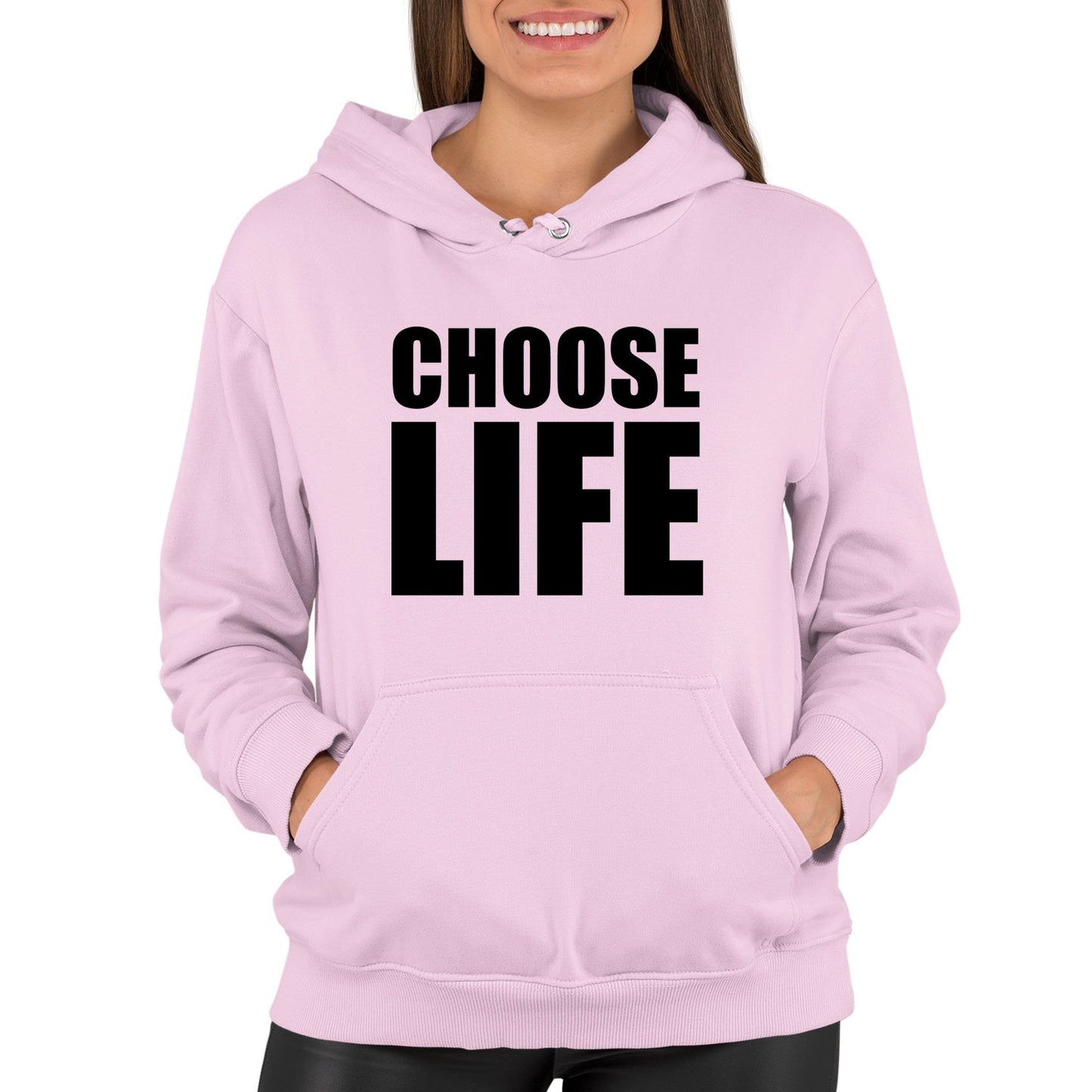 Choose Life Womens Pullover Hoodie