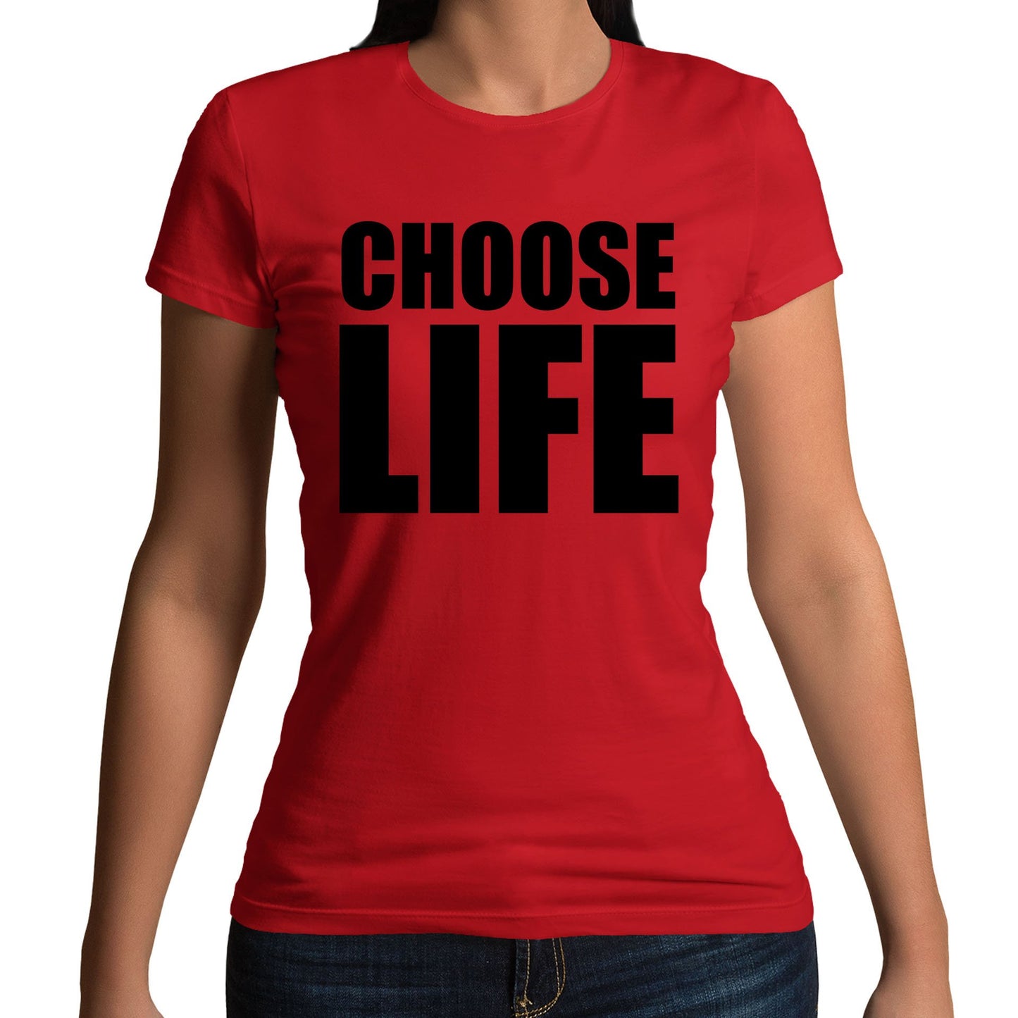 Choose Life Womens T-shirt