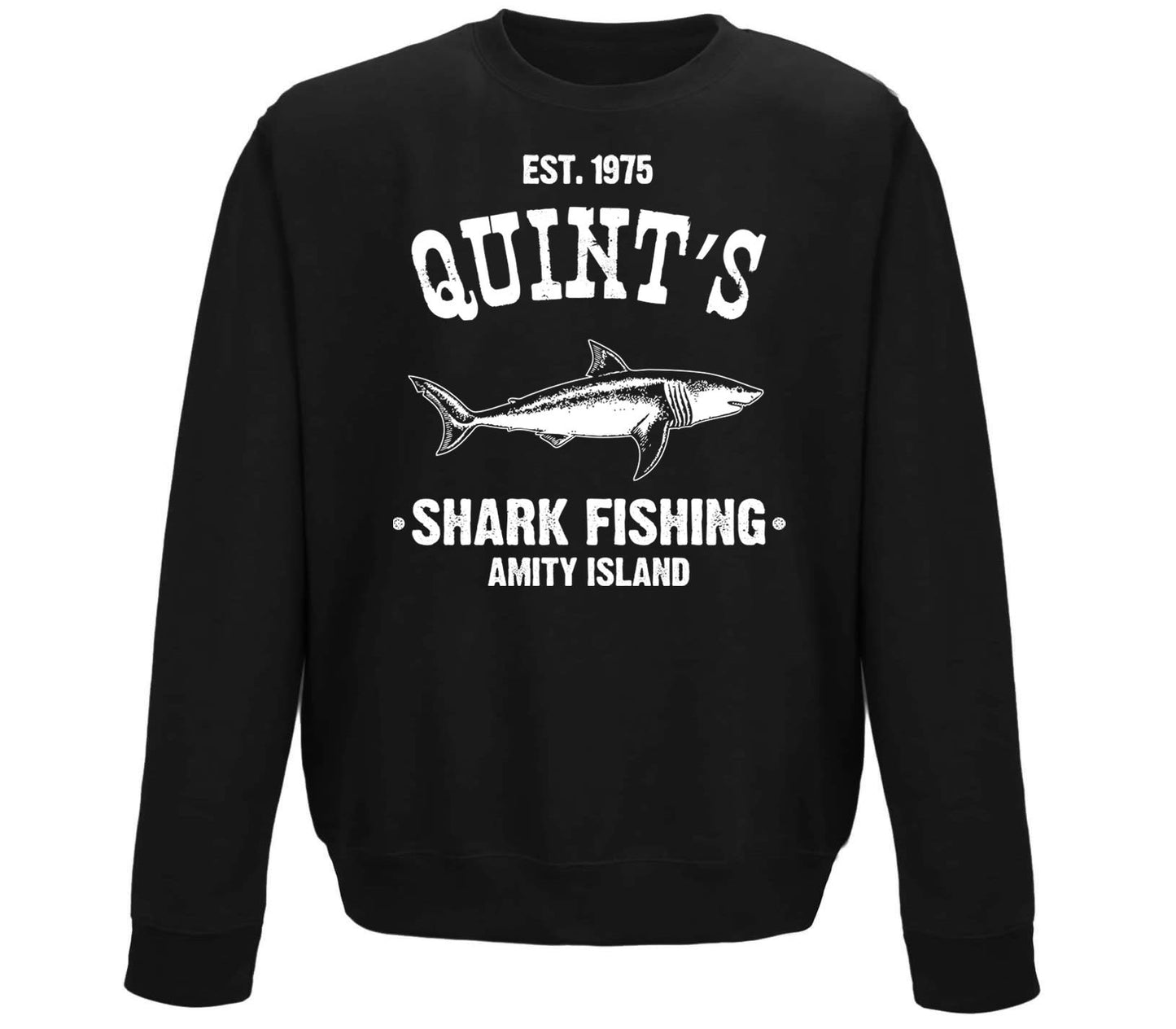 Quints Shark Fishing Childrens Sweatshirt