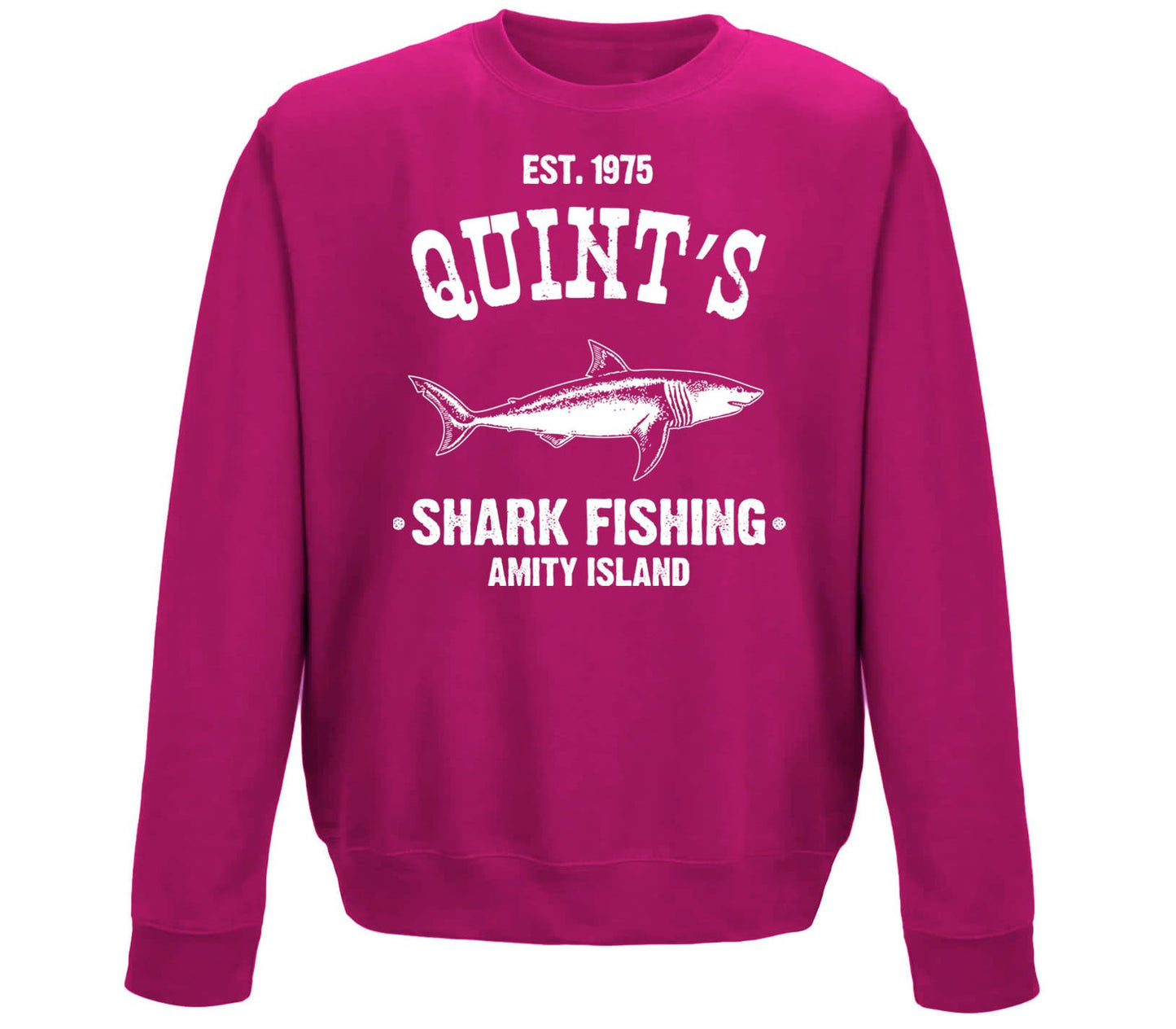 Quints Shark Fishing Childrens Sweatshirt