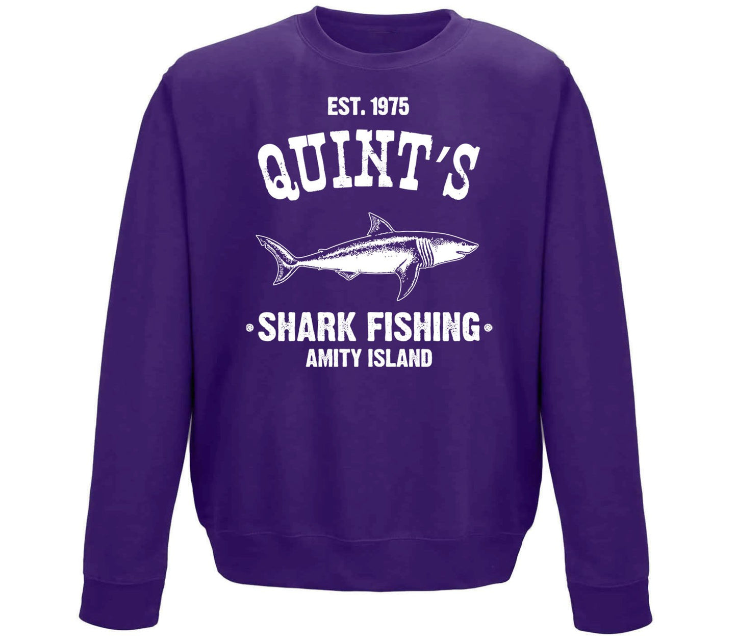 Quints Shark Fishing Childrens Sweatshirt