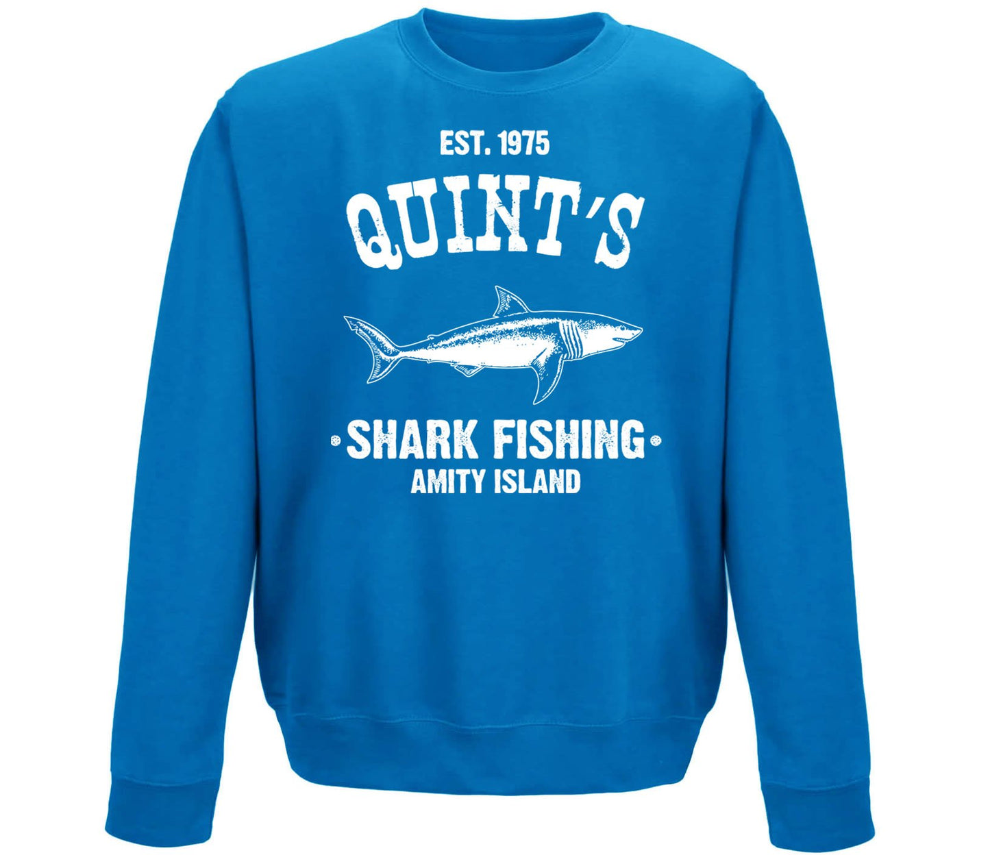 Quints Shark Fishing Childrens Sweatshirt