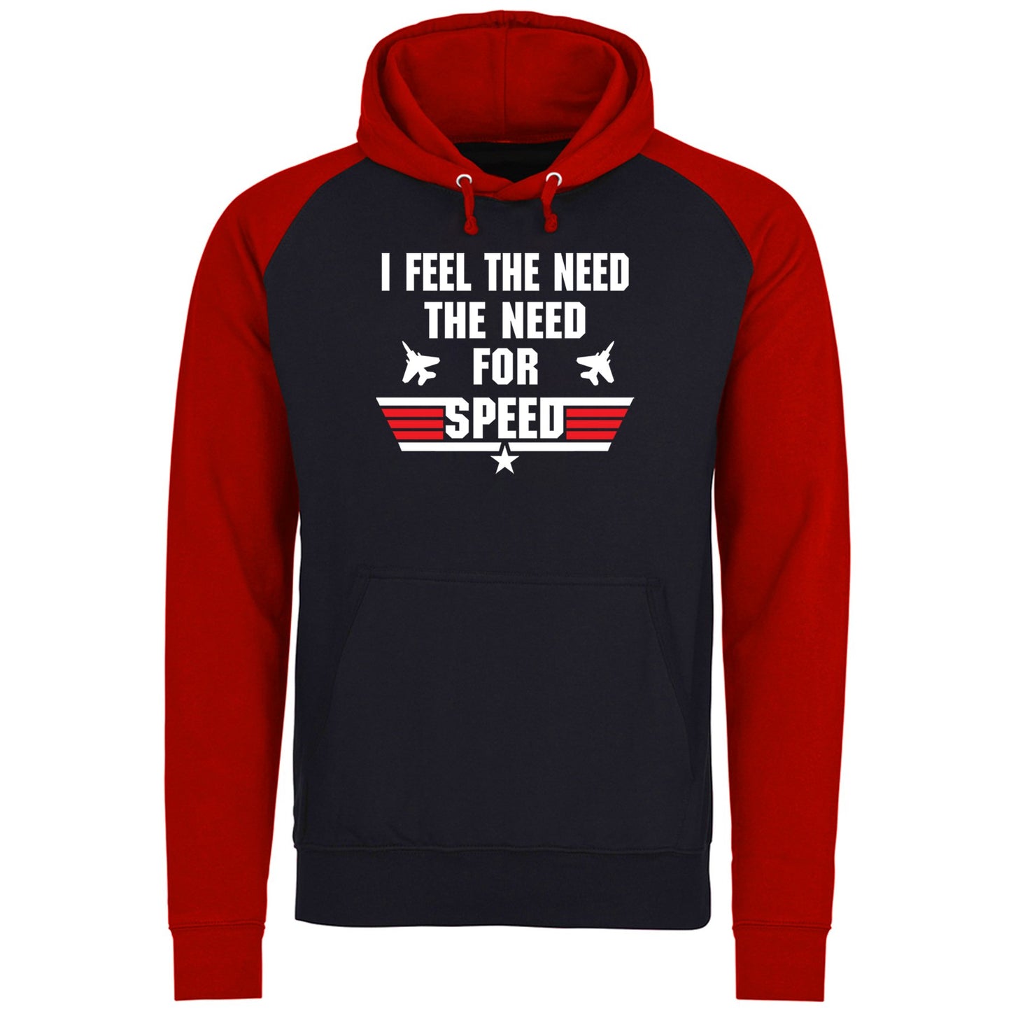 Feel The Need For Speed Baseball Hoodie