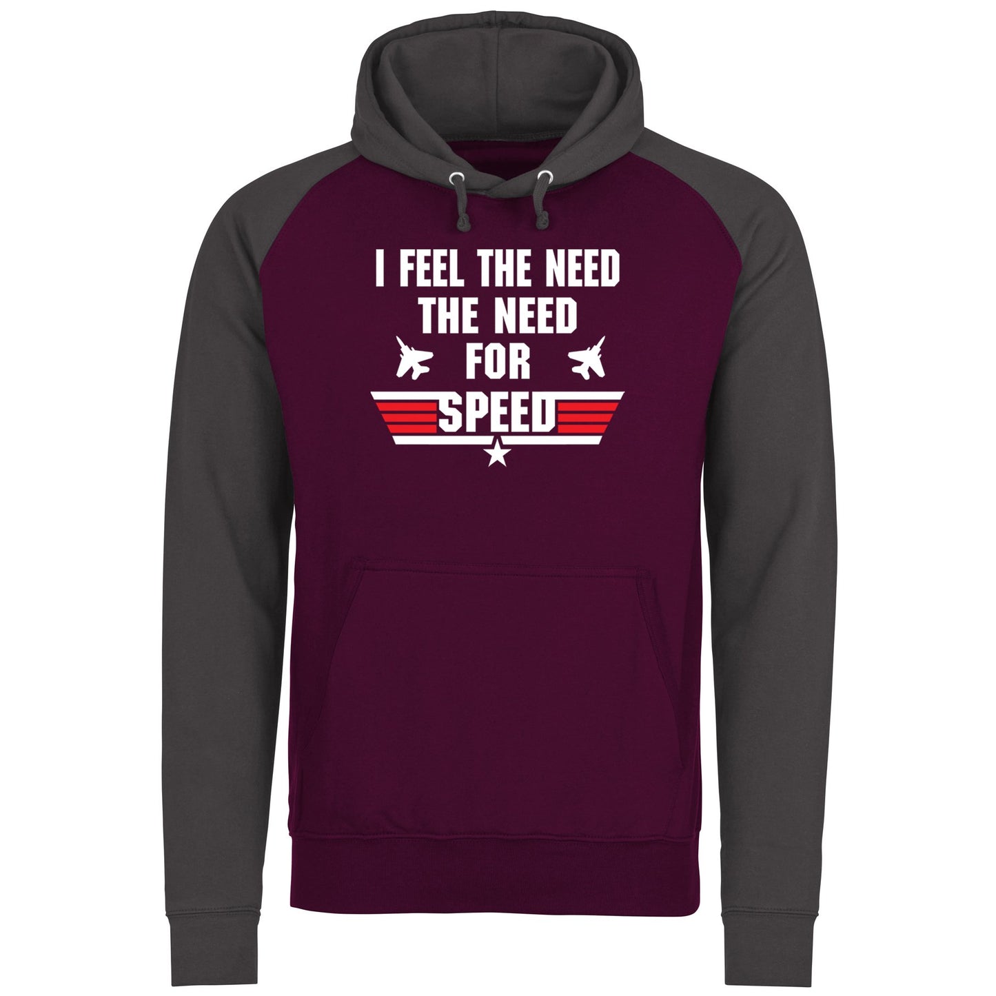 Feel The Need For Speed Baseball Hoodie