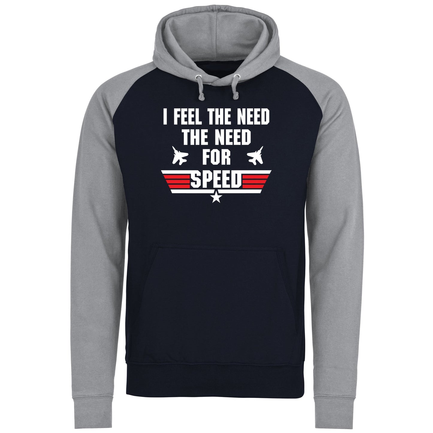 Feel The Need For Speed Baseball Hoodie