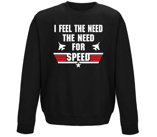 Feel The Need For Speed Childrens Sweatshirt