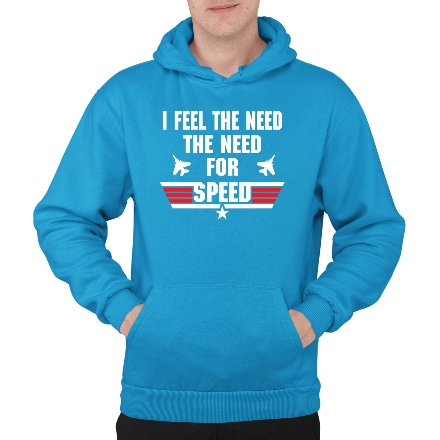 Feel The Need For Speed Mens Pullover Hoodie