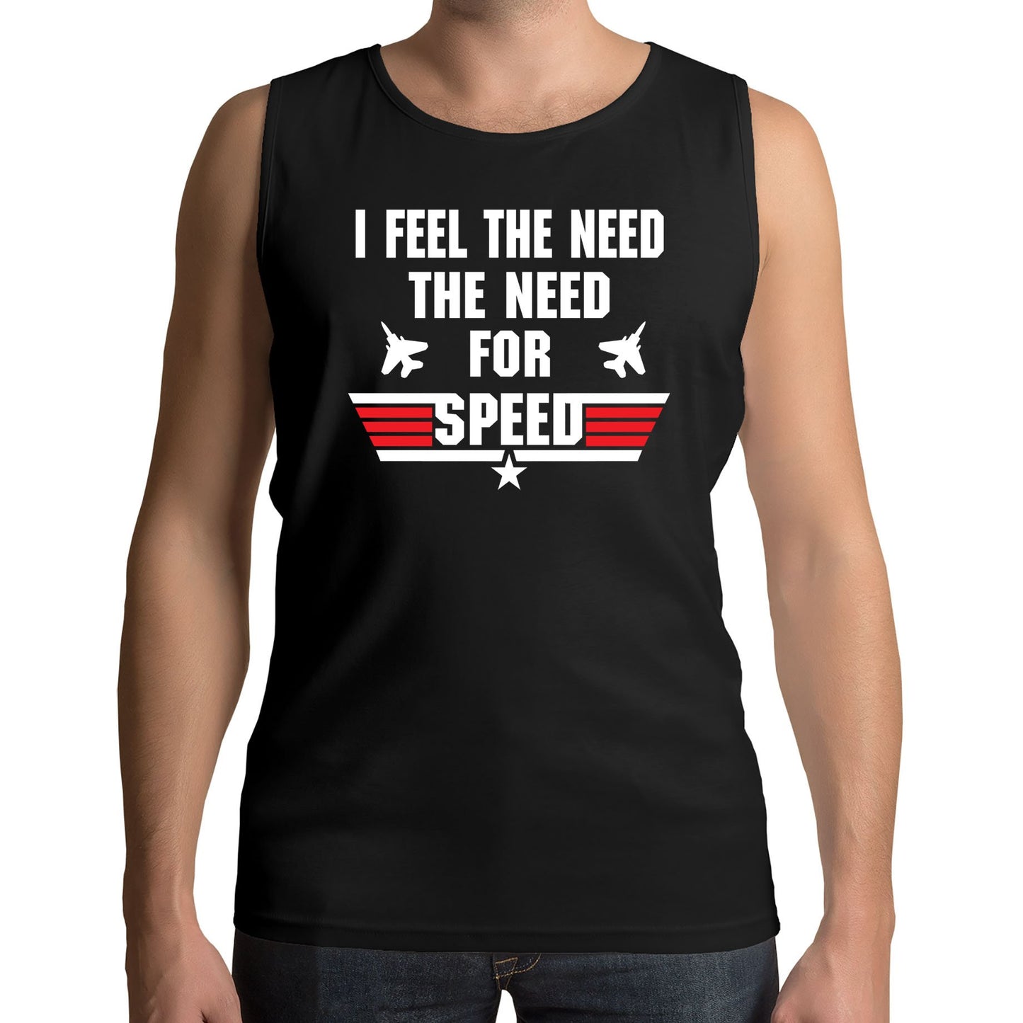 Feel The Need For Speed Mens Vest