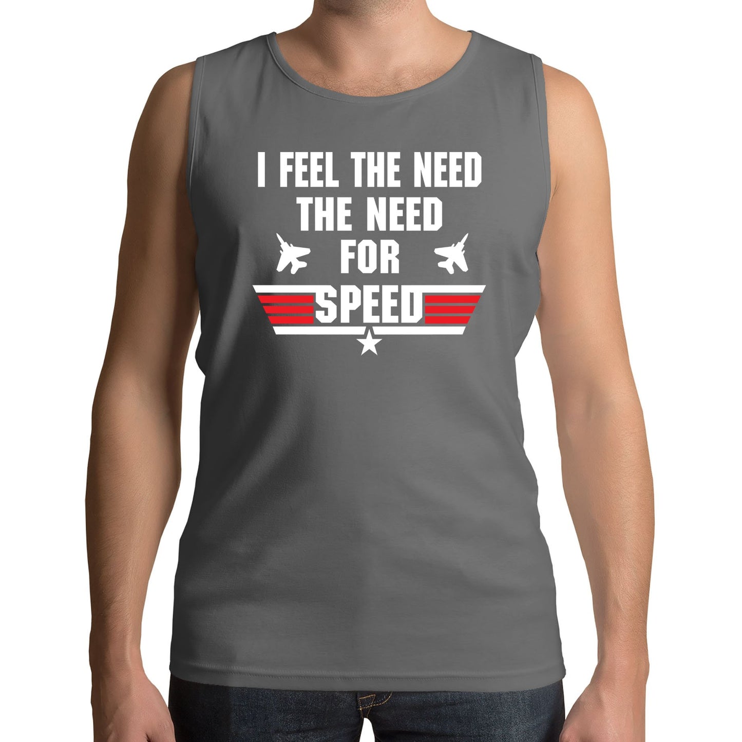 Feel The Need For Speed Mens Vest