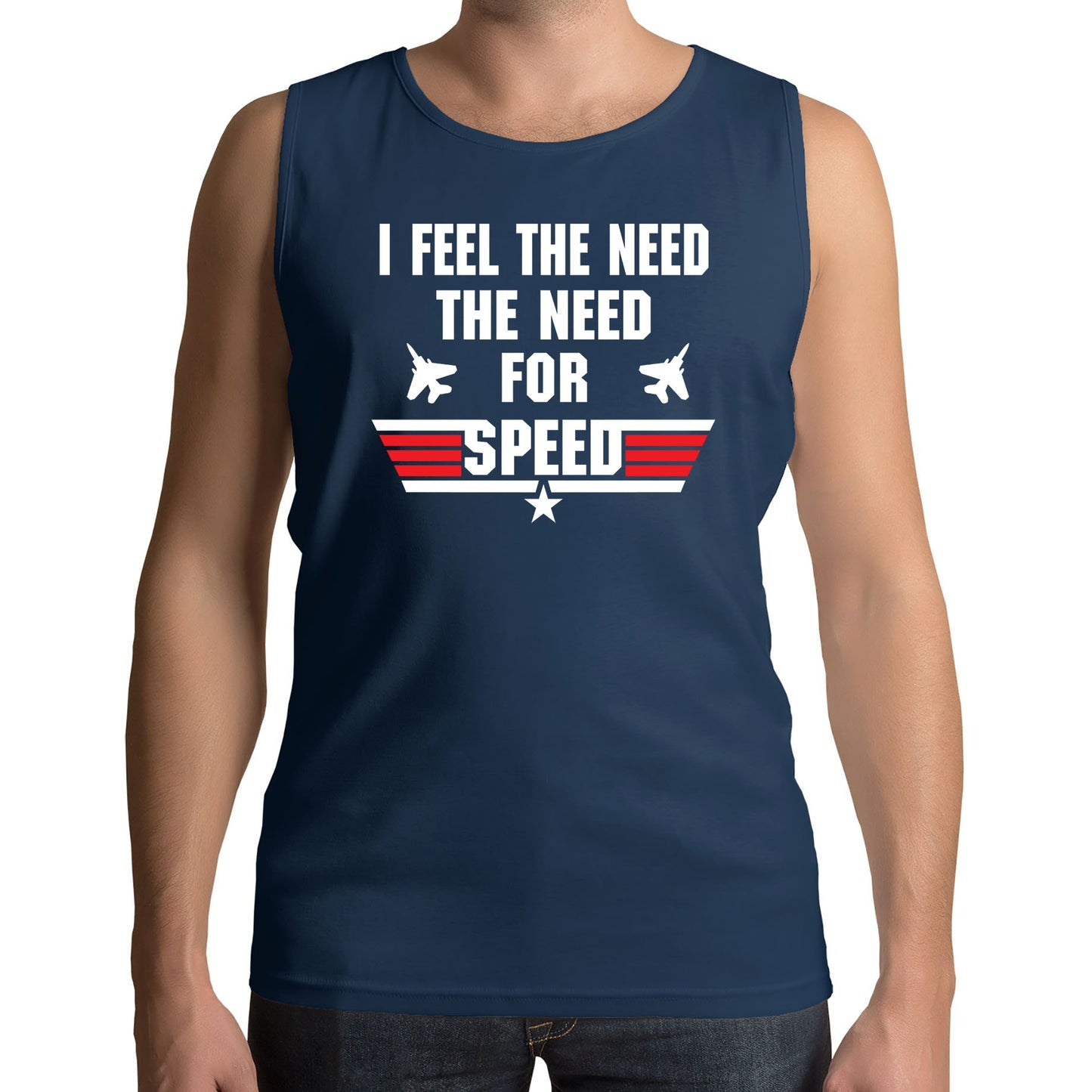 Feel The Need For Speed Mens Vest