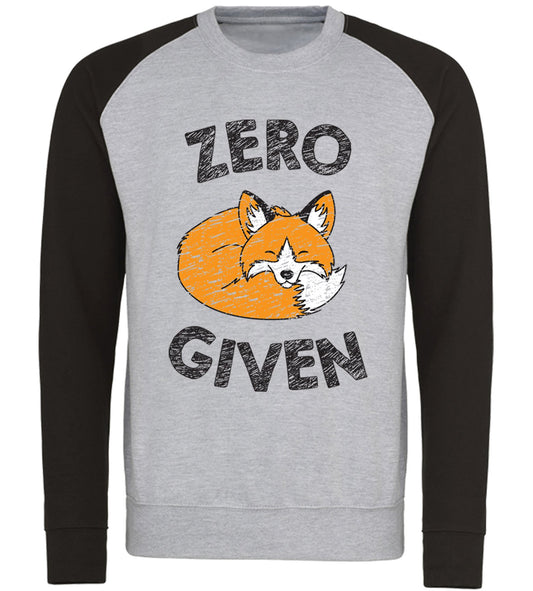 Zero Fox Given Baseball Sweatshirt