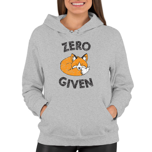 Zero Fox Given Womens Pullover Hoodie