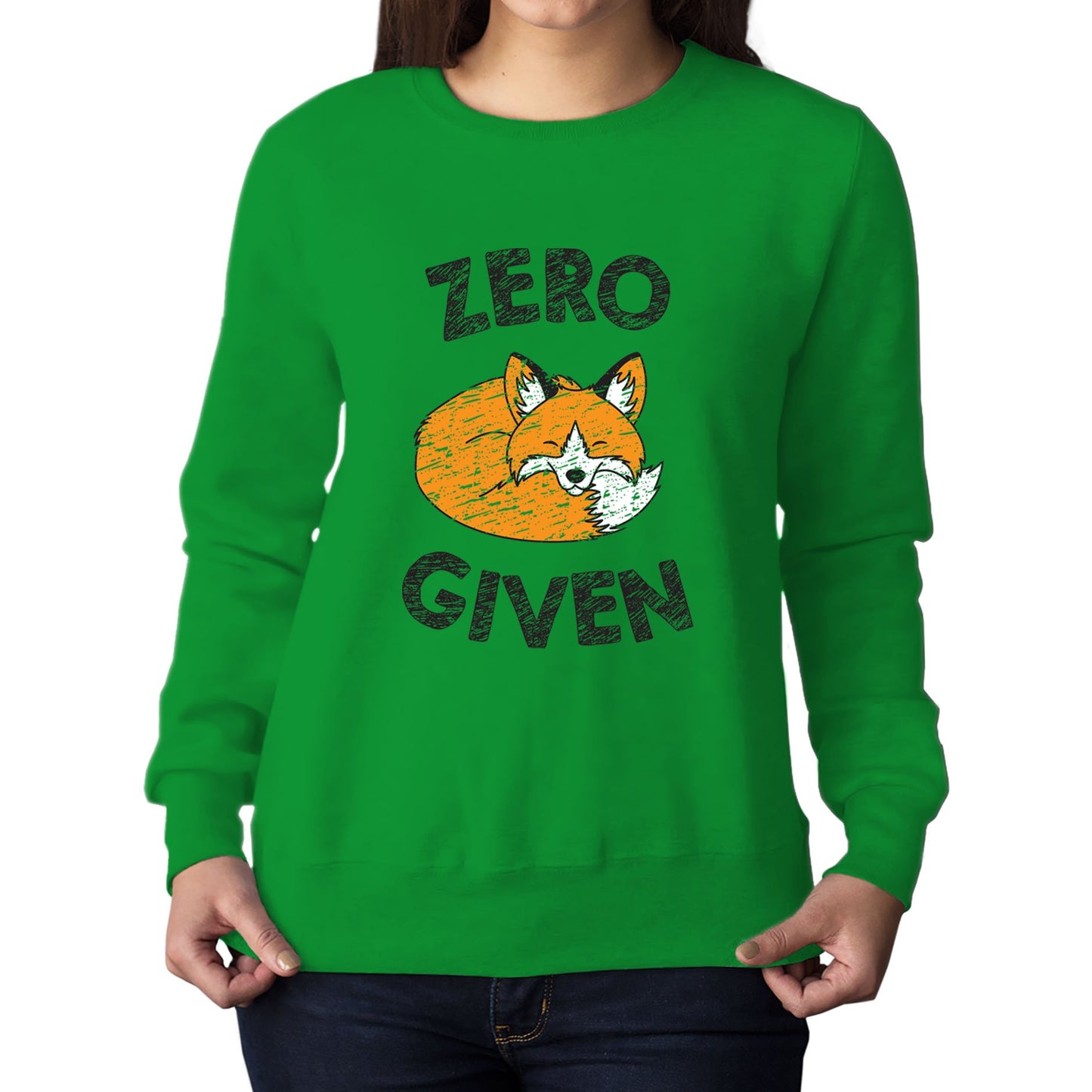 Zero Fox Given Womens Sweatshirt