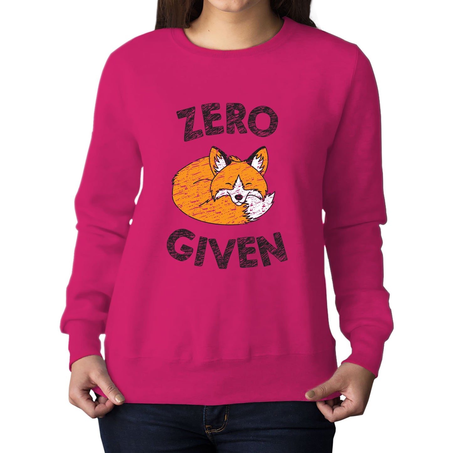 Zero Fox Given Womens Sweatshirt