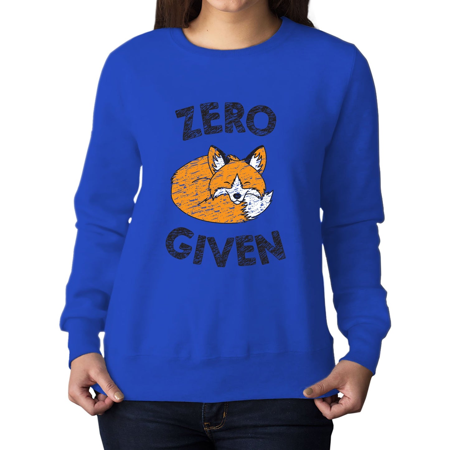 Zero Fox Given Womens Sweatshirt