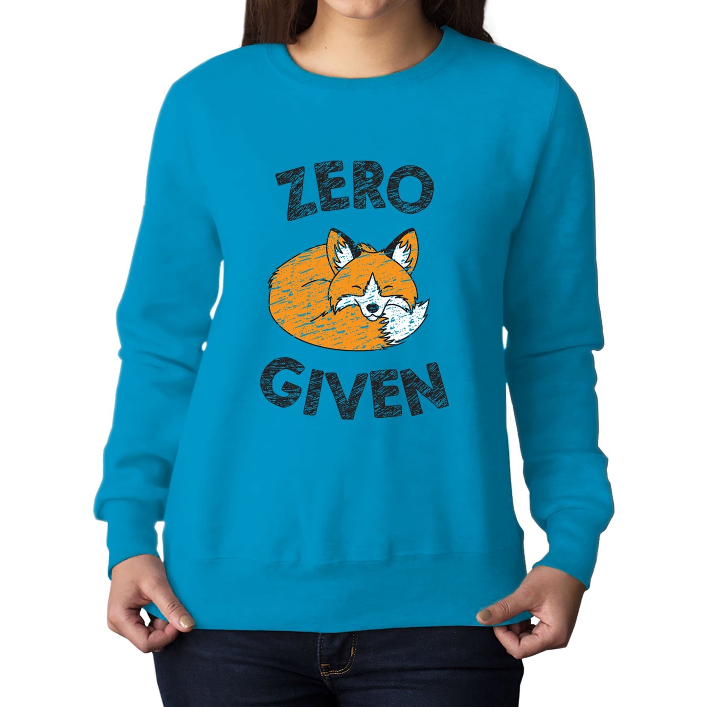 Zero Fox Given Womens Sweatshirt