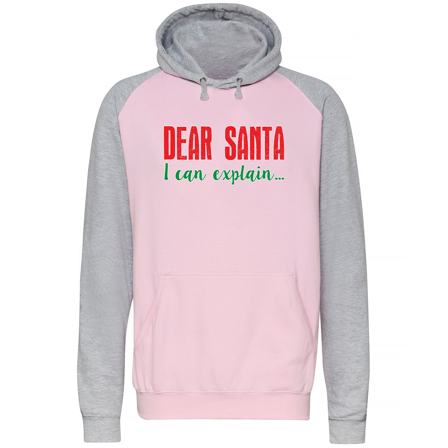 Dear Santa I Can Explain Funny Christmas Baseball Hoodie