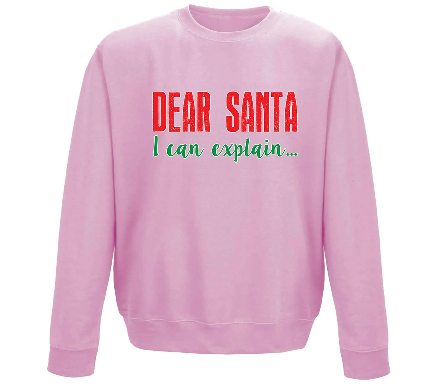 Dear Santa I Can Explain Funny Christmas Childrens Sweatshirt