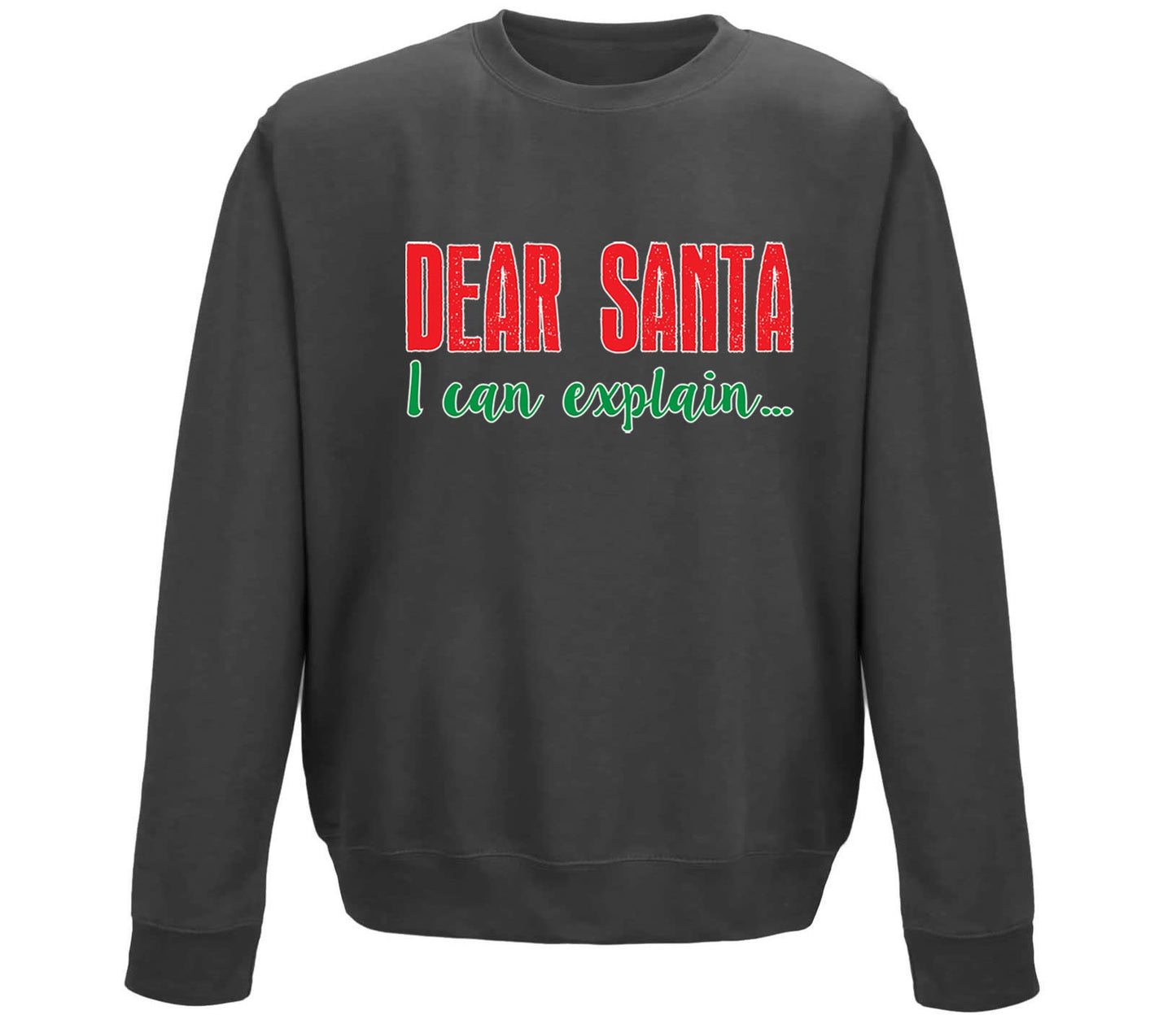 Dear Santa I Can Explain Funny Christmas Childrens Sweatshirt