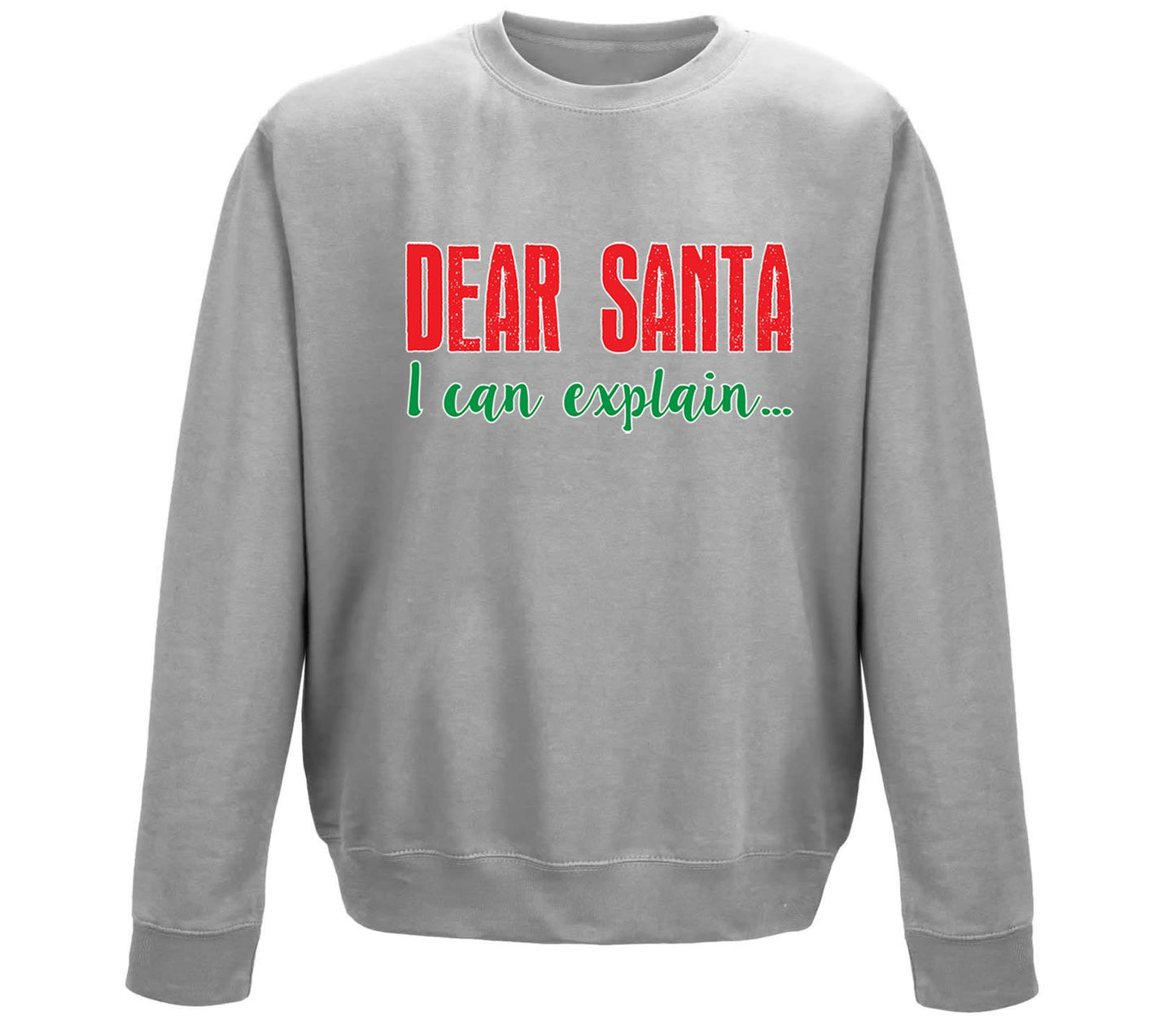 Dear Santa I Can Explain Funny Christmas Childrens Sweatshirt