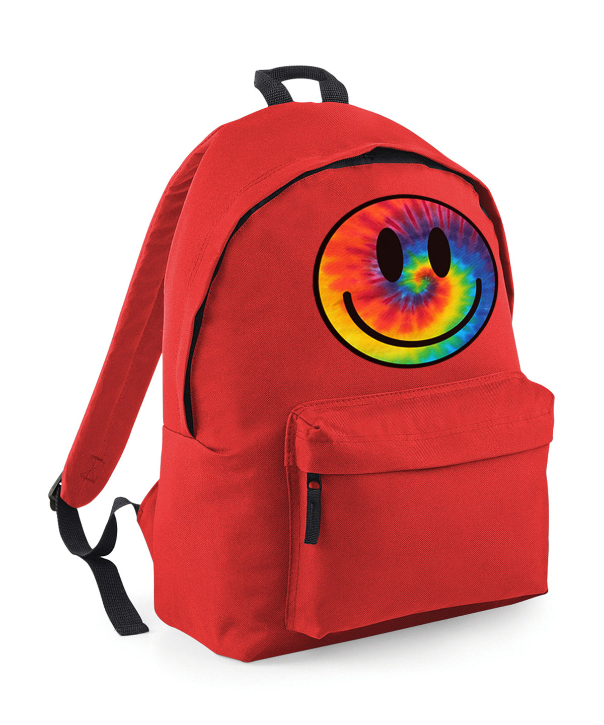 Tie Dye Happy Smile Face Back Pack