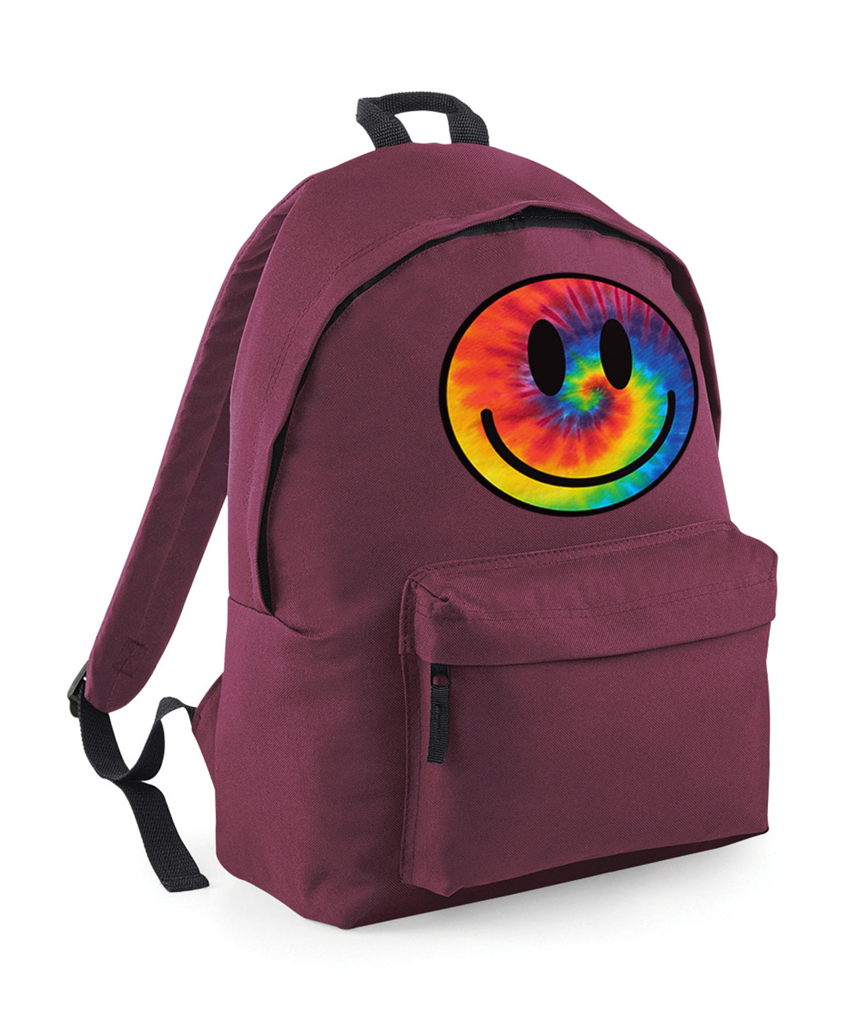 Tie Dye Happy Smile Face Back Pack